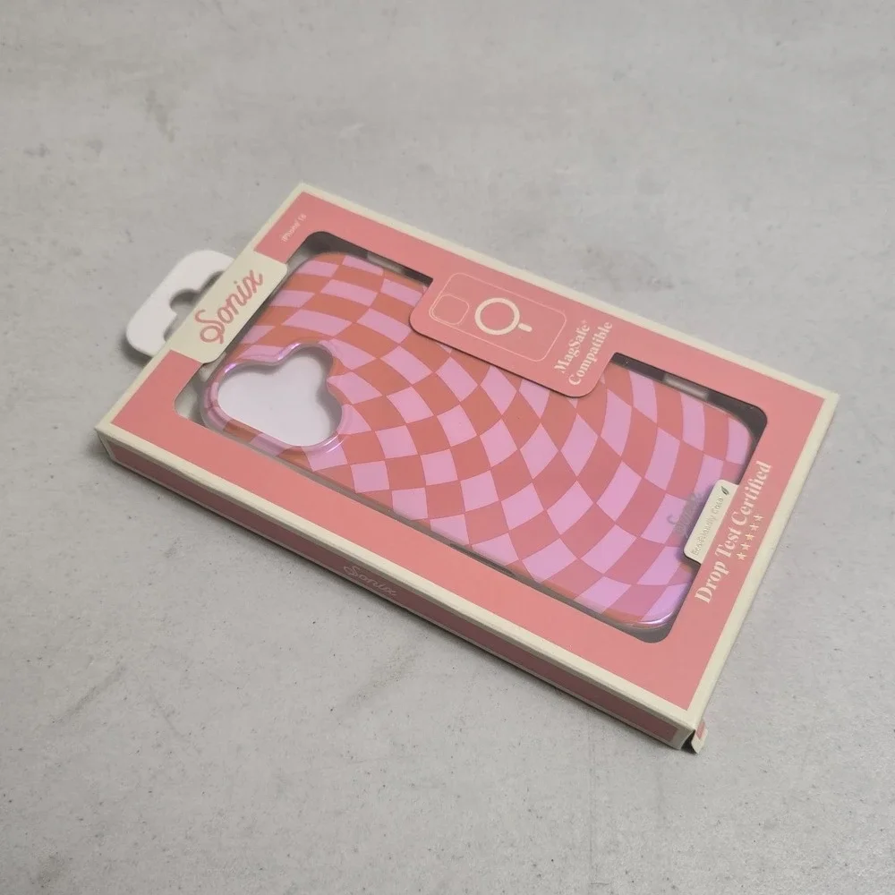 Sonix Apple iPhone 16 Case with MagSafe - Checkmate Pink